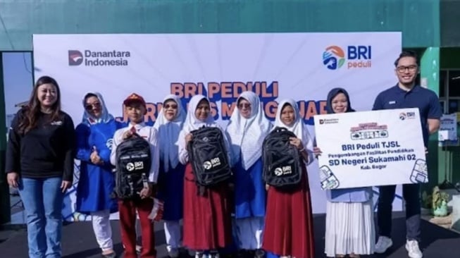 BRI Peduli: Renovasi SDN Sukamahi 02 Bogor, Sekolah Baru Berkilau