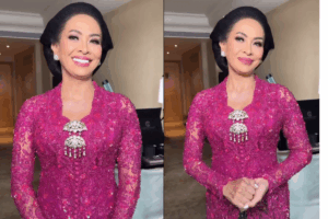 Cantiknya Ibu Alyssa Daguise di Ngunduh Mantu Al Ghazali