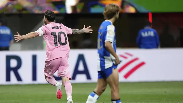 Messi Ajaib! Inter Miami Taklukkan Porto, Raih Kemenangan Perdana