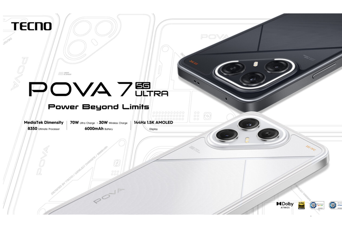 Tecno Pova 7: Gaming Handphone 6000mAh, Resmi Meluncur Global
